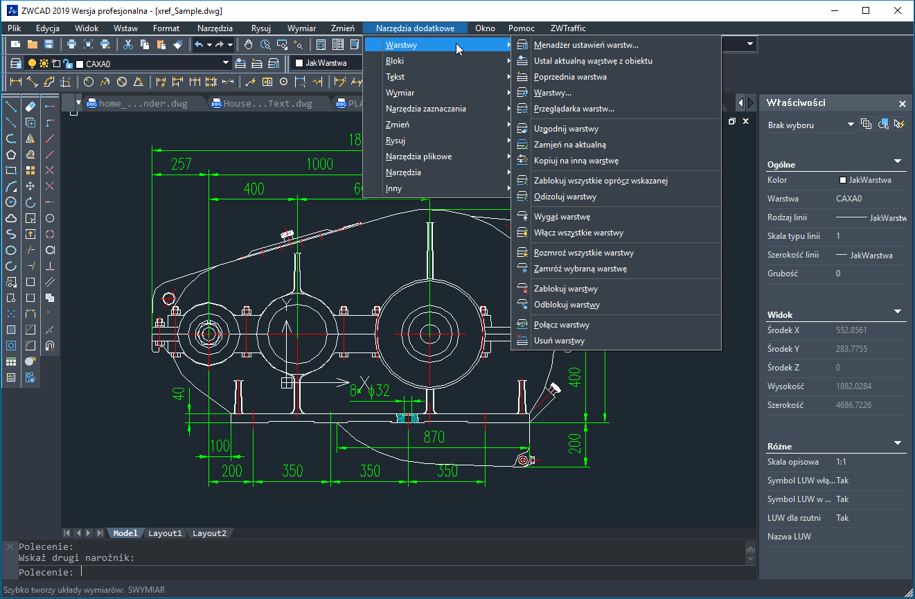 2018-12-04 12_29_54-ZWCAD 2019 Wersja profesjonalna - xref_Sample.dwg